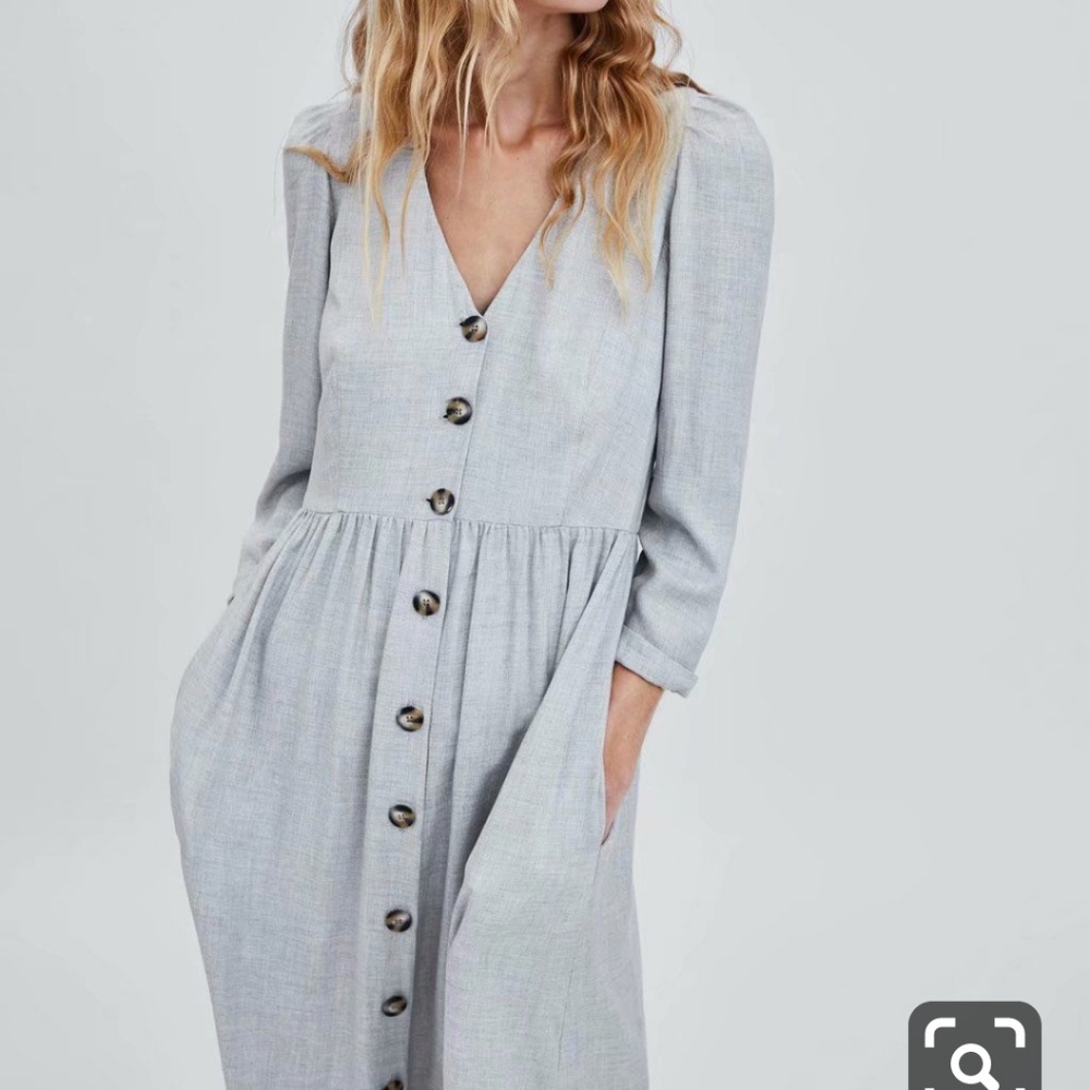 ZARA trf Collection Gray Dress US size S
